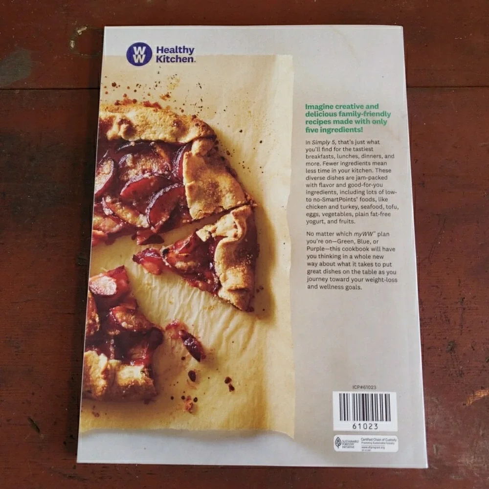 Weight Watchers‎ Healthy Kitchen SIMPLY 5 Cookbook - 125 Recipes 2019, SC